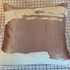 West Elm Abstract Decorative Pillow